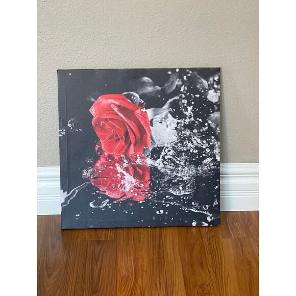 Set of 3 Romantic Roses Wall Canvas - Picture 2 of 7